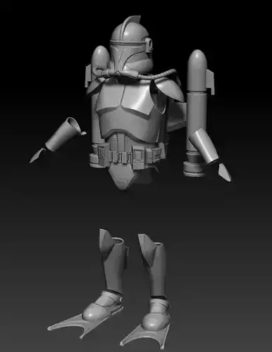 Clone Scuba Trooper One12 Scale Custom STL Files 3D print model
