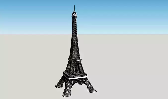 3D Printable Eiffel Tower
