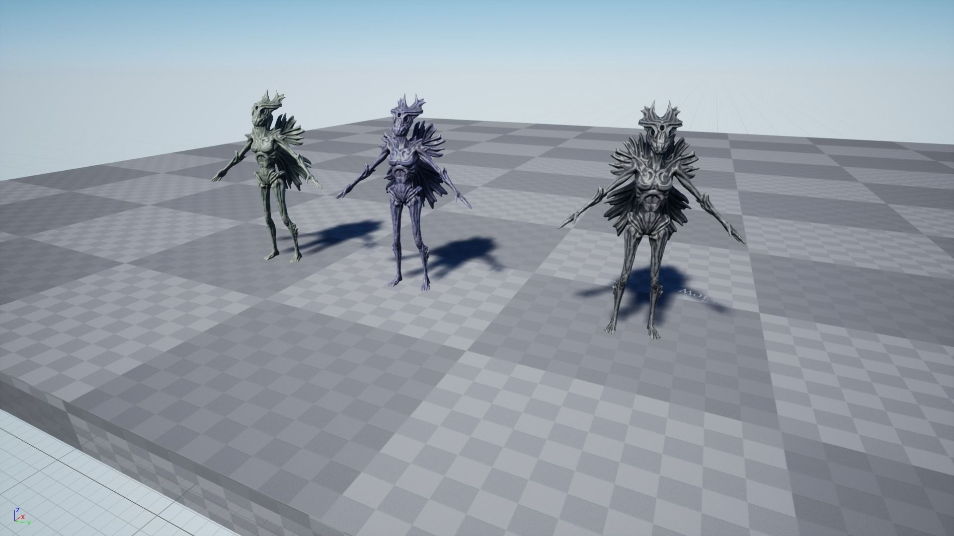 Alien F  Low-poly 3D model_14