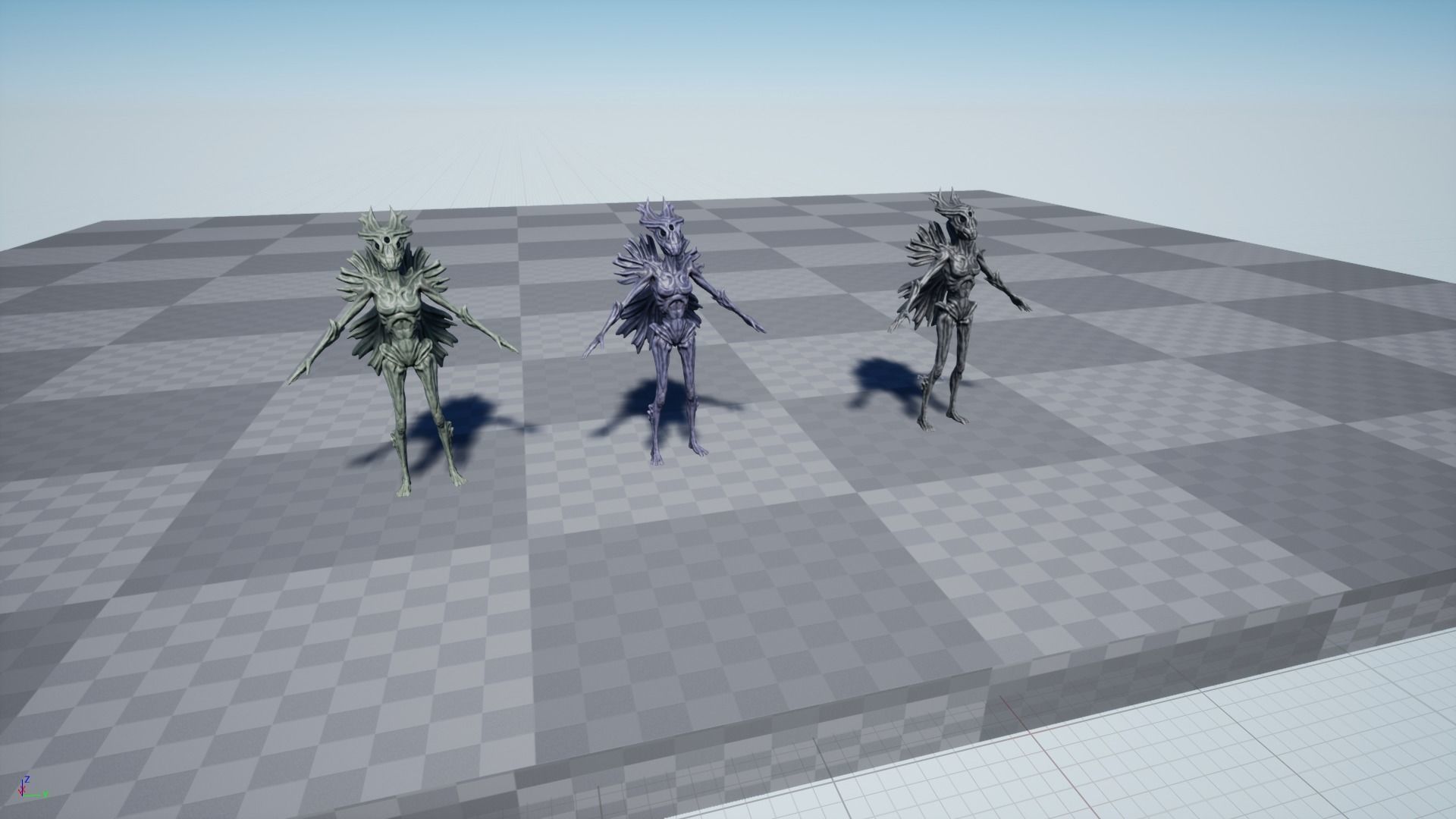 Alien F  Low-poly 3D model_13