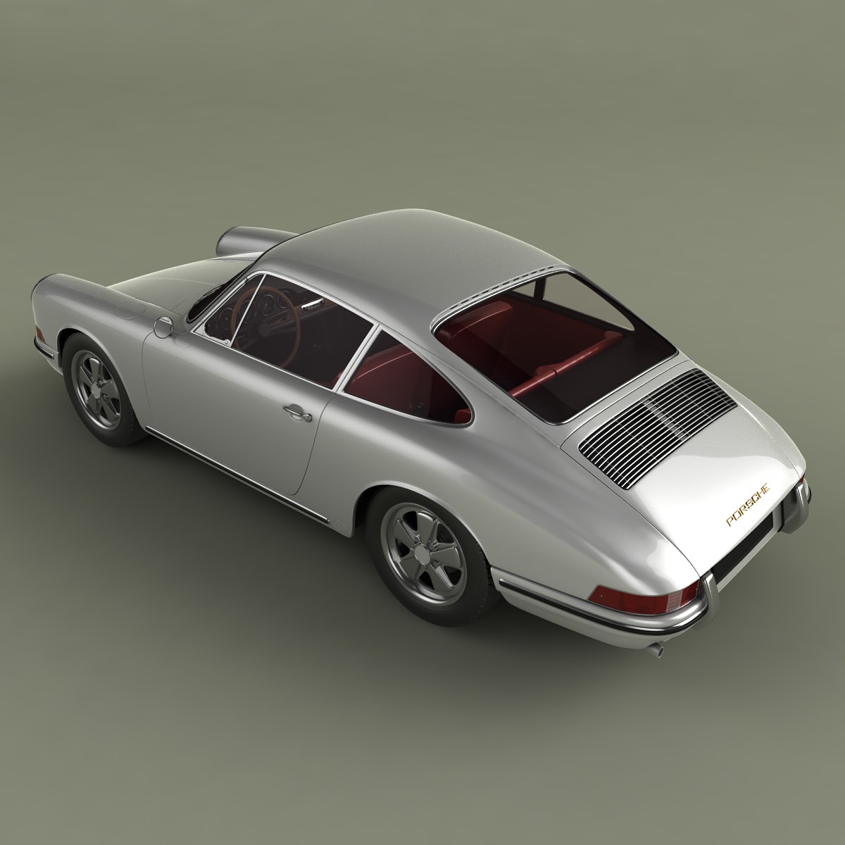 Porsche 911 901 3D model_7