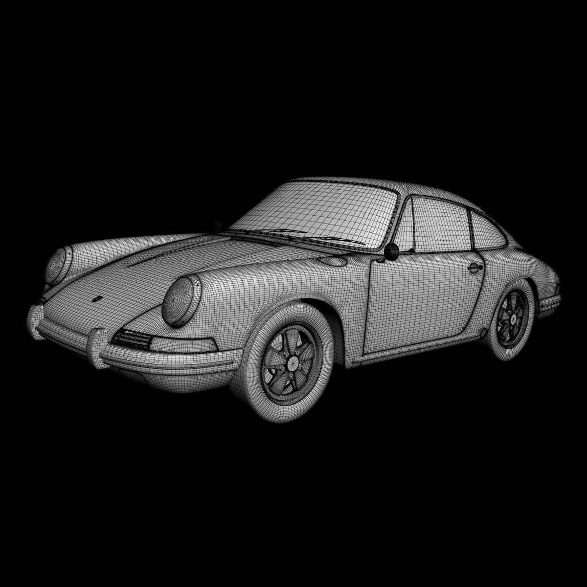 Porsche 911 901 3D model_14