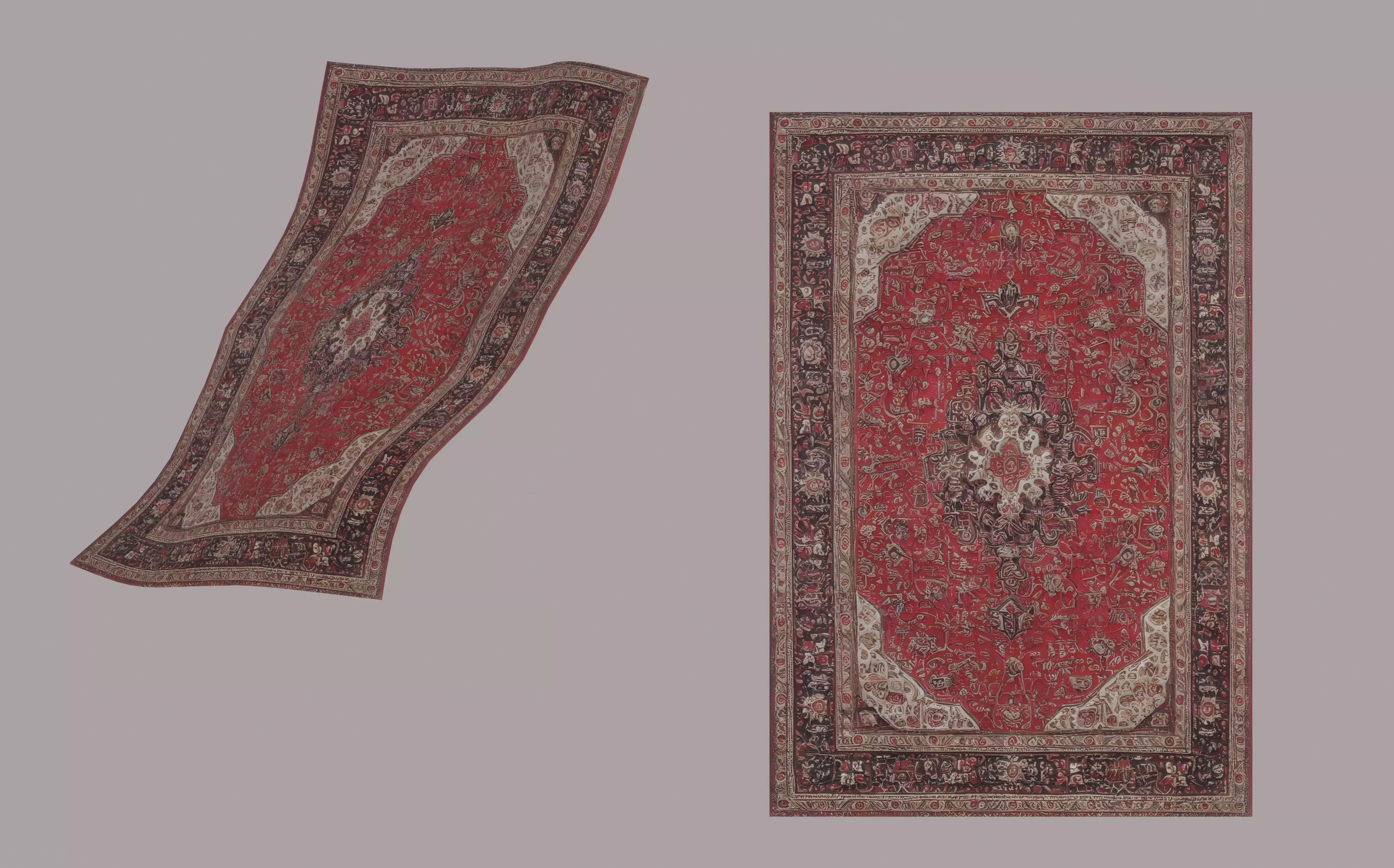 Antique Carpet 3D model