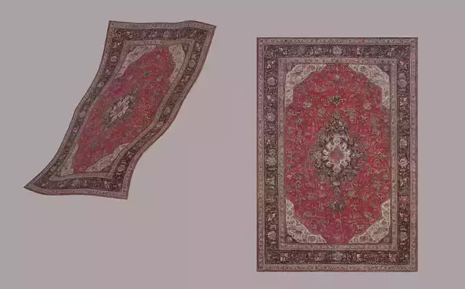 Antique Carpet 3D model