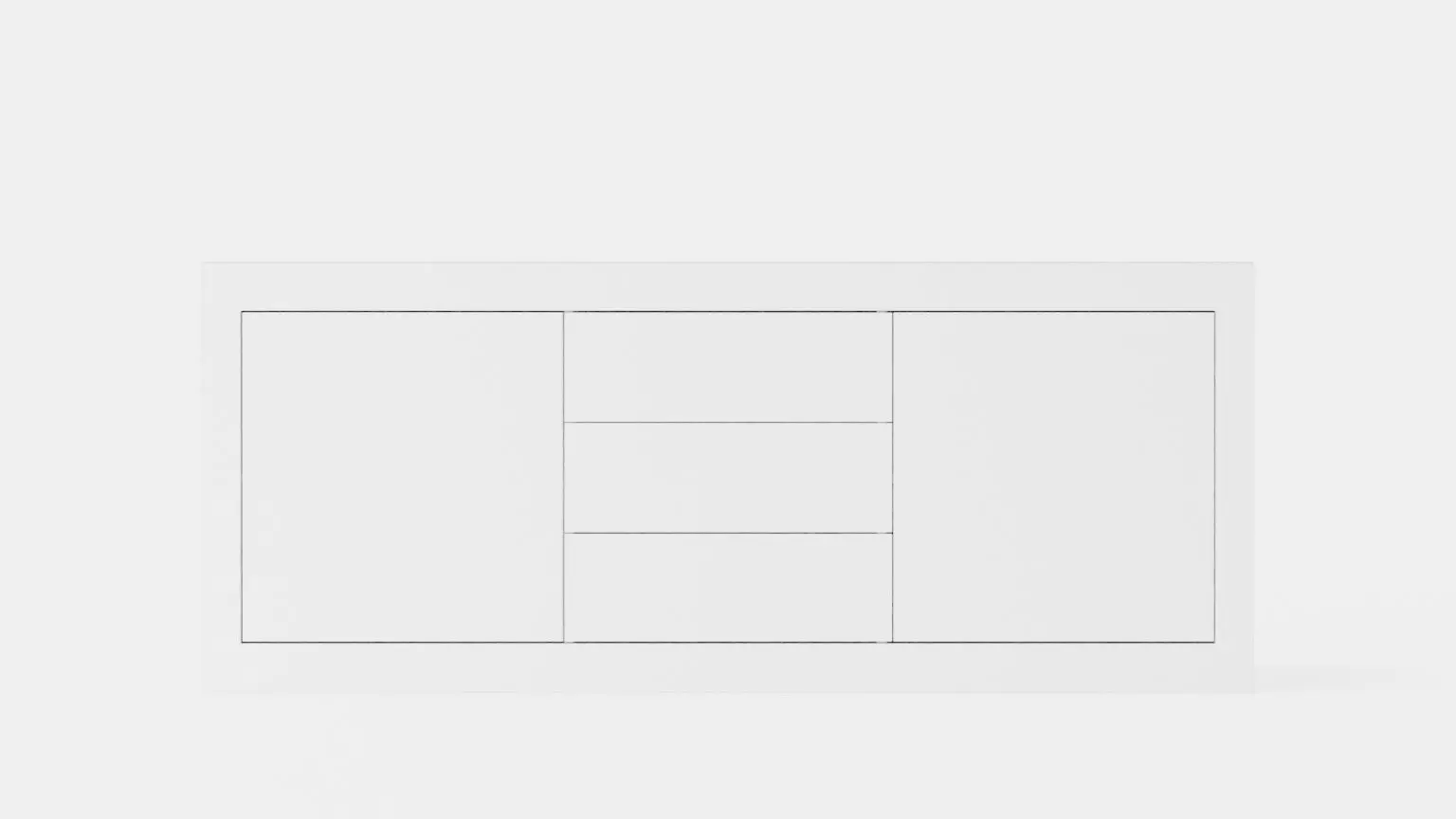 Basic Done 210 Cm Low-poly 3D model_0