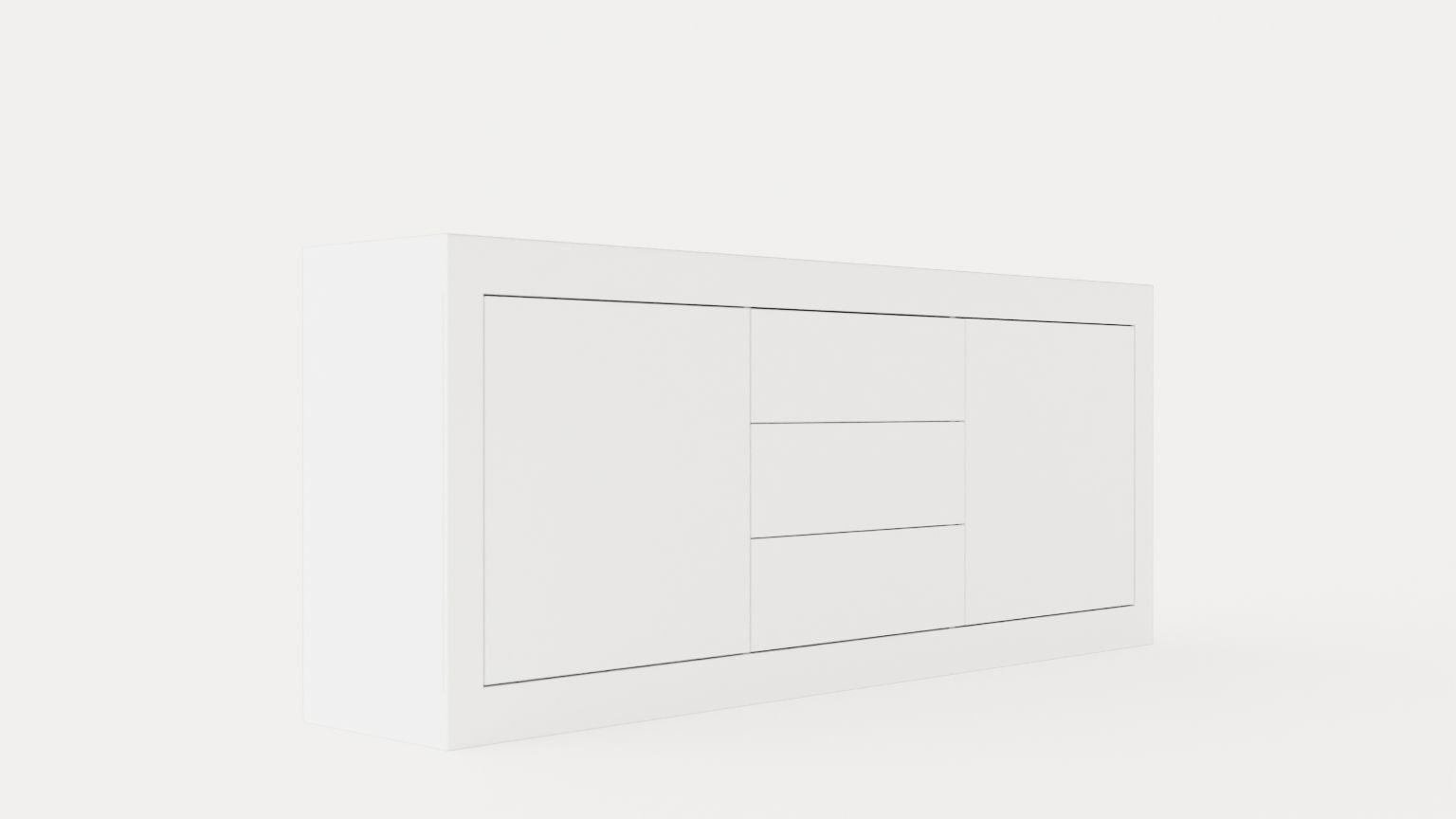 Basic Done 210 Cm Low-poly 3D model_1