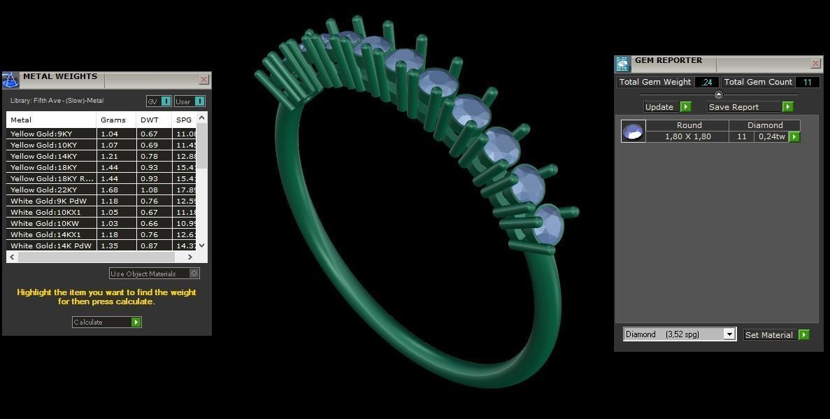 ring code 350 3D print model_2