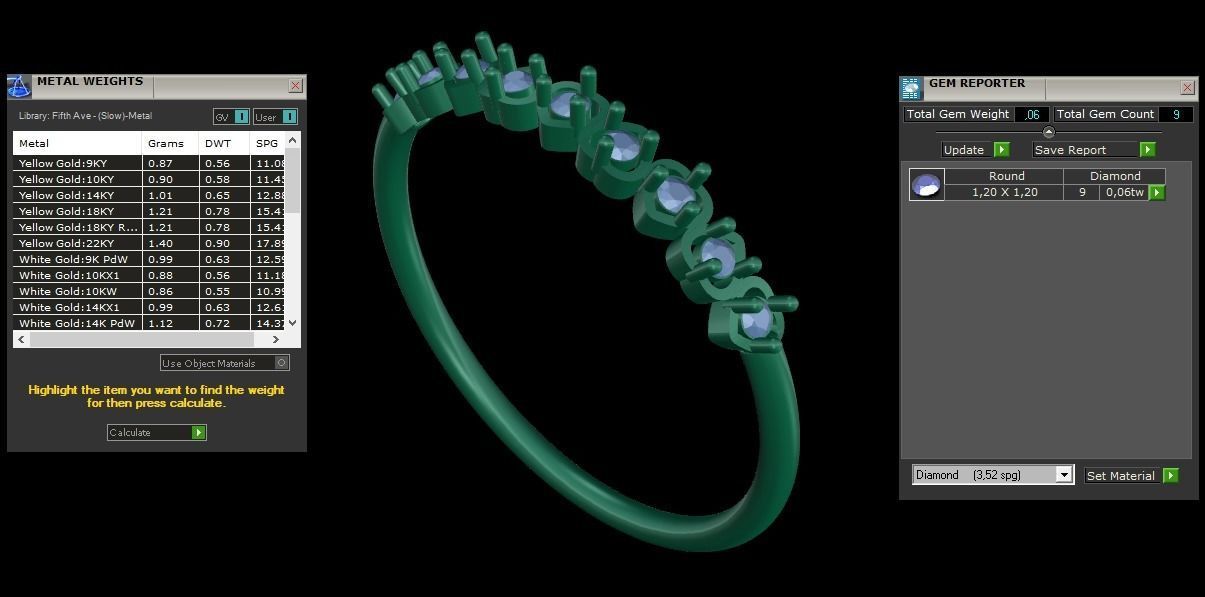 ring code 347 3D print model_2