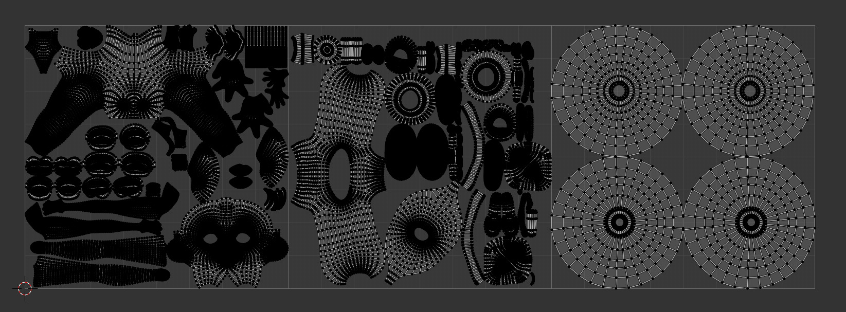 Female model Low-poly 3D model_5