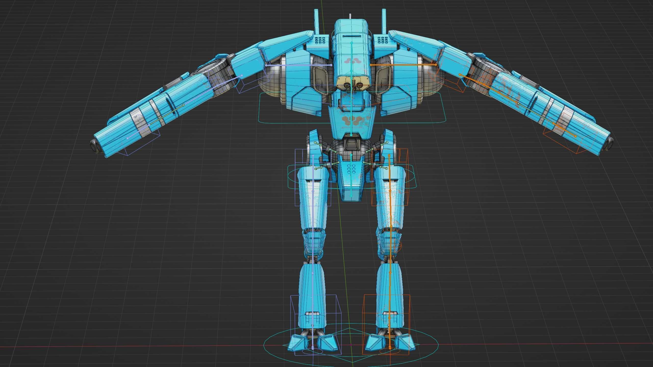 BATTLE DROID DOMIAN Rigged for Unreal Engine - Unity - MIXAMO 3D model_39