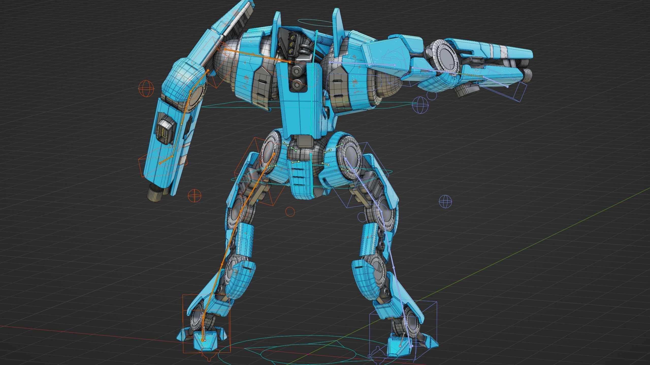 BATTLE DROID DOMIAN Rigged for Unreal Engine - Unity - MIXAMO 3D model_38