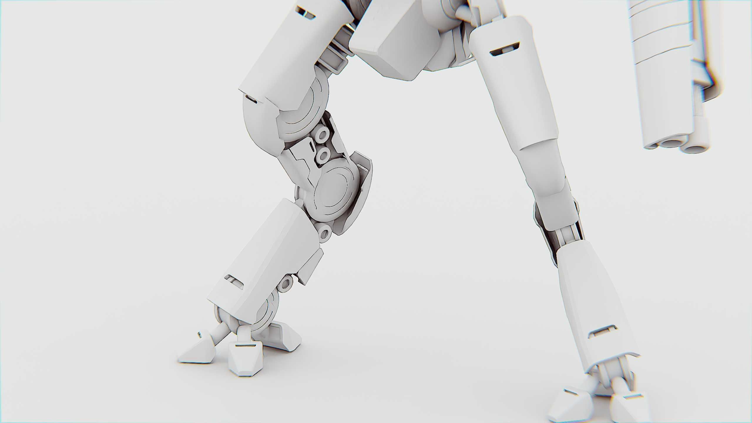 BATTLE DROID DOMIAN Rigged for Unreal Engine - Unity - MIXAMO 3D model_35