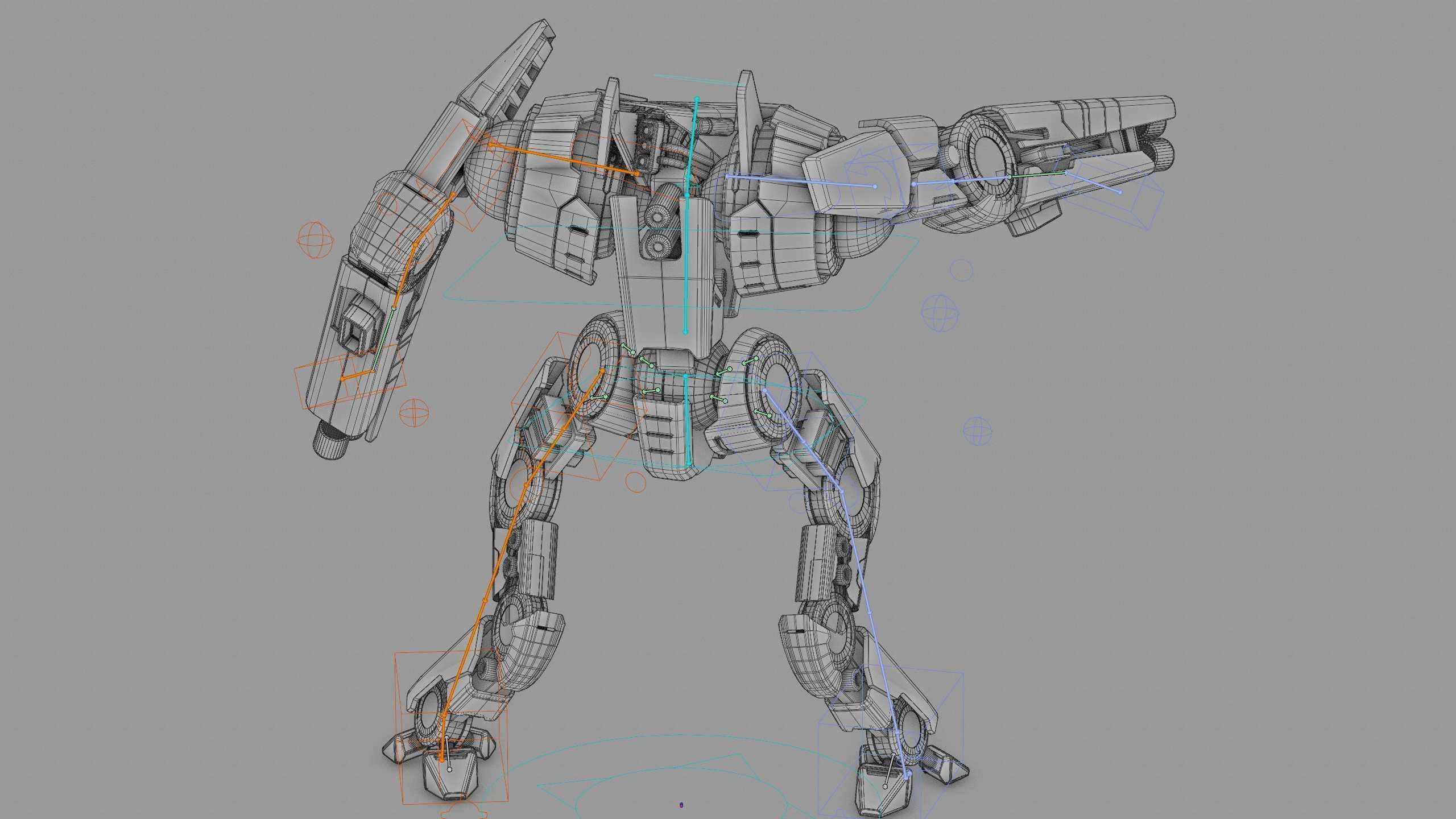 BATTLE DROID DOMIAN Rigged for Unreal Engine - Unity - MIXAMO 3D model_41