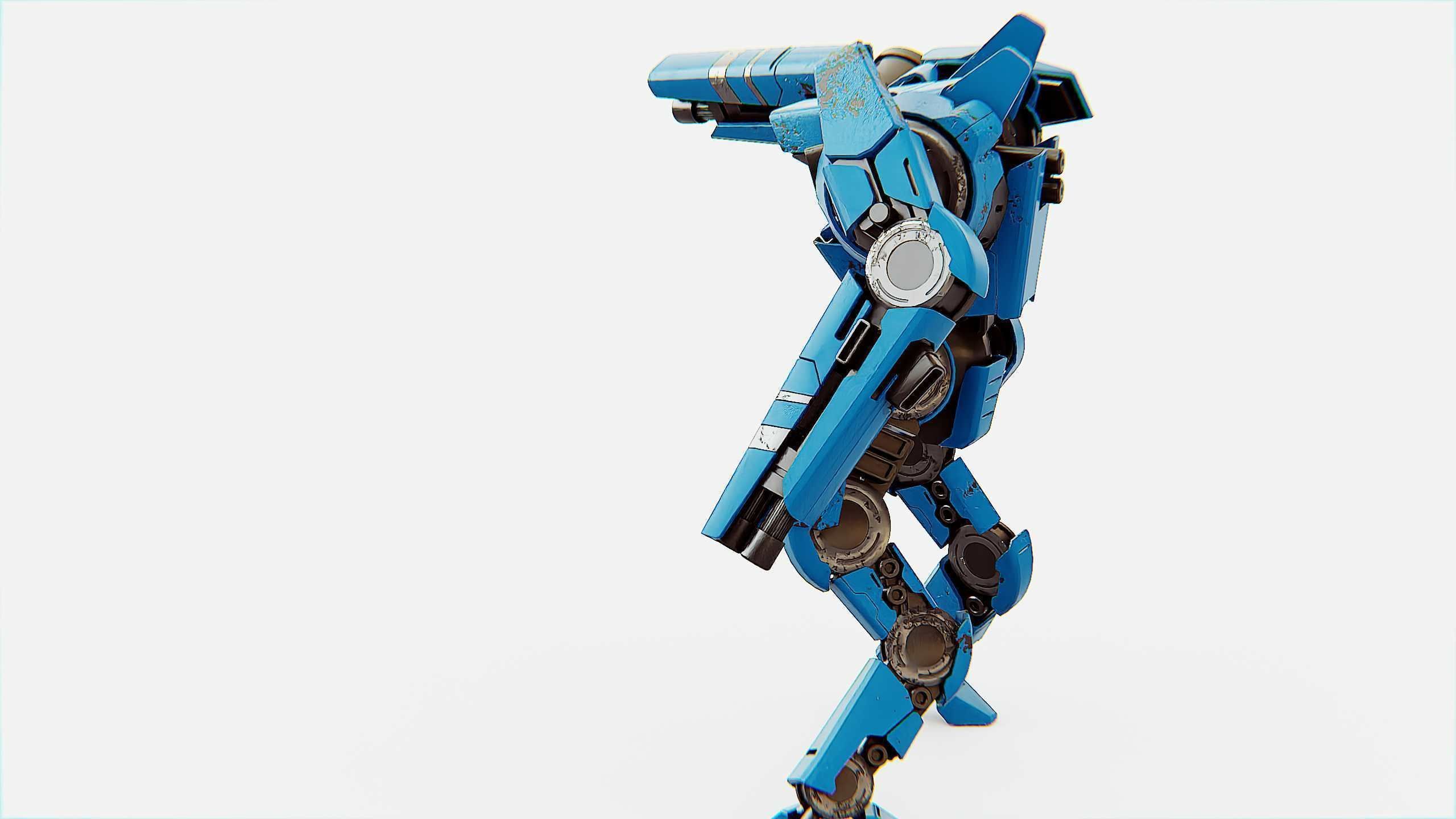 BATTLE DROID DOMIAN Rigged for Unreal Engine - Unity - MIXAMO 3D model_8