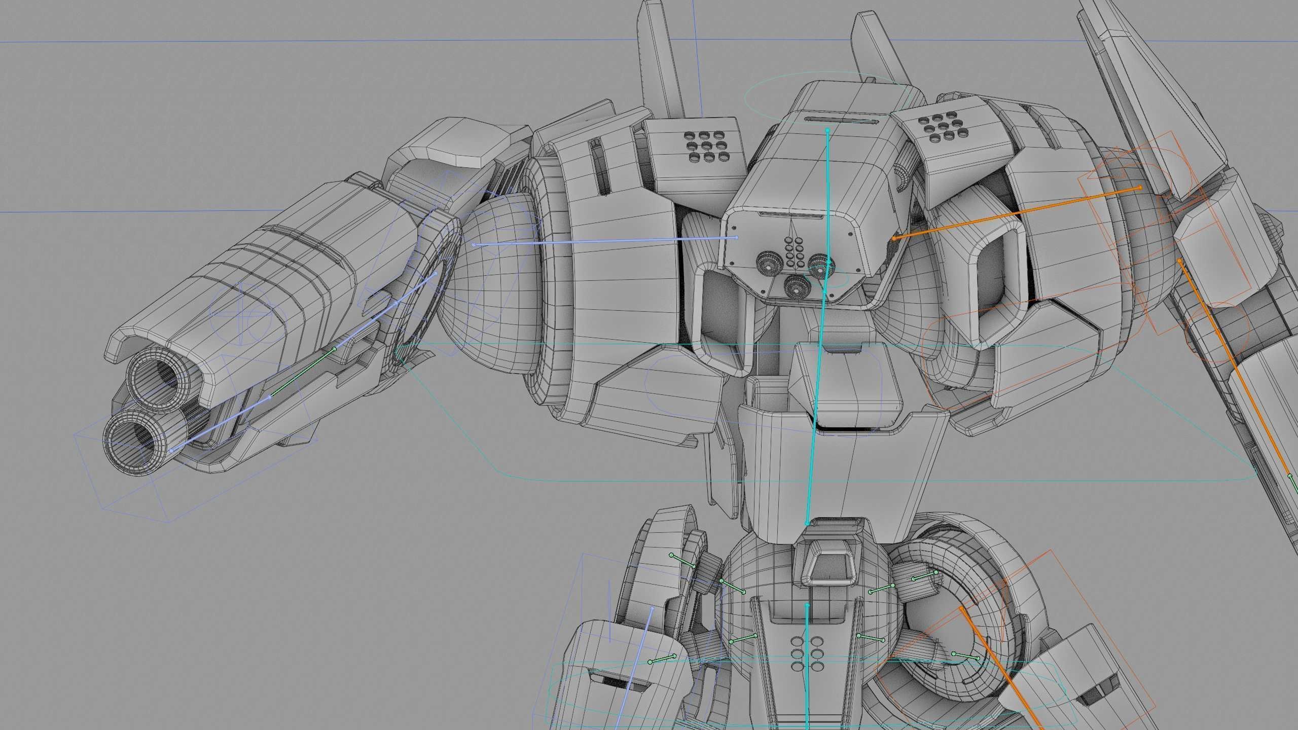 BATTLE DROID DOMIAN Rigged for Unreal Engine - Unity - MIXAMO 3D model_42