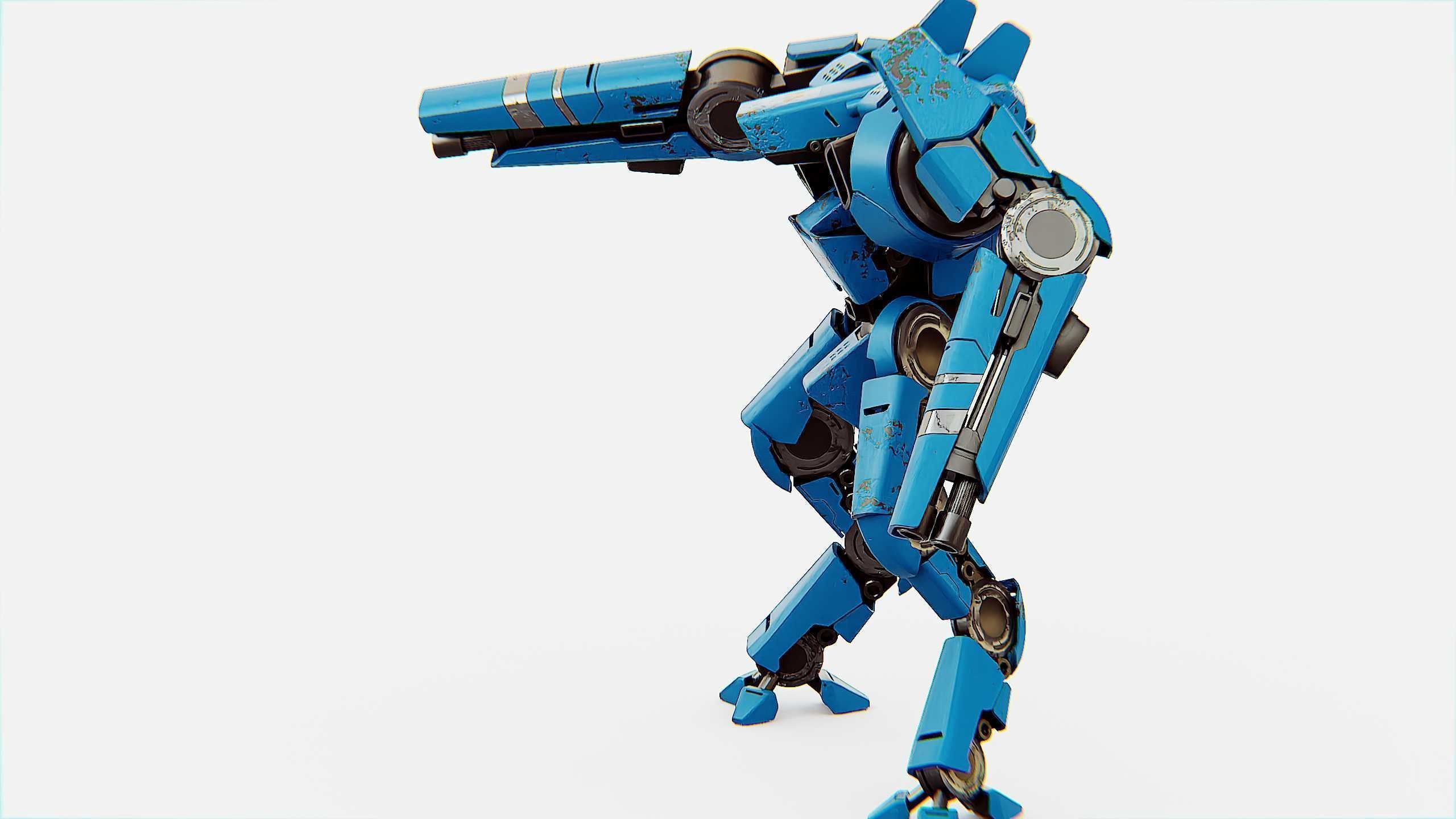 BATTLE DROID DOMIAN Rigged for Unreal Engine - Unity - MIXAMO 3D model_6