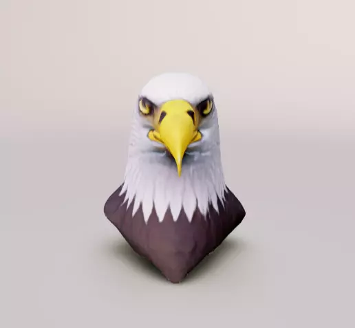 Head of the Eagle 3D model_0