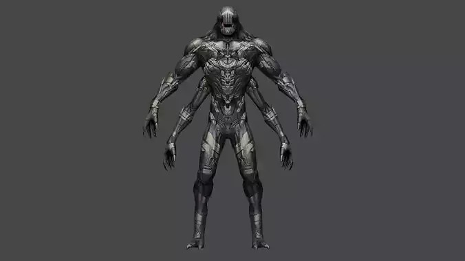 Outrider Low-poly 3D model