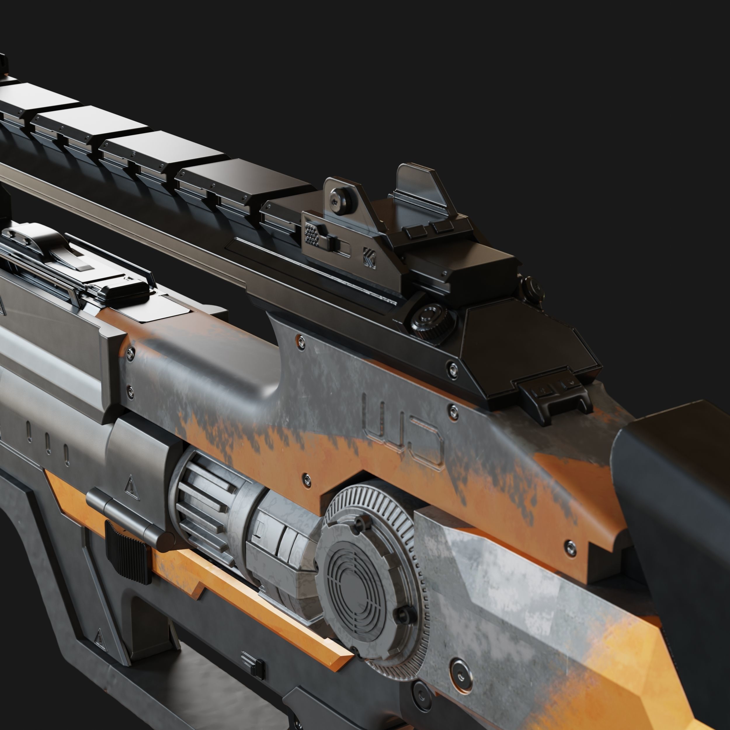 Apex Legends L-STAR EMG Replica cosplay props 3D print model_2