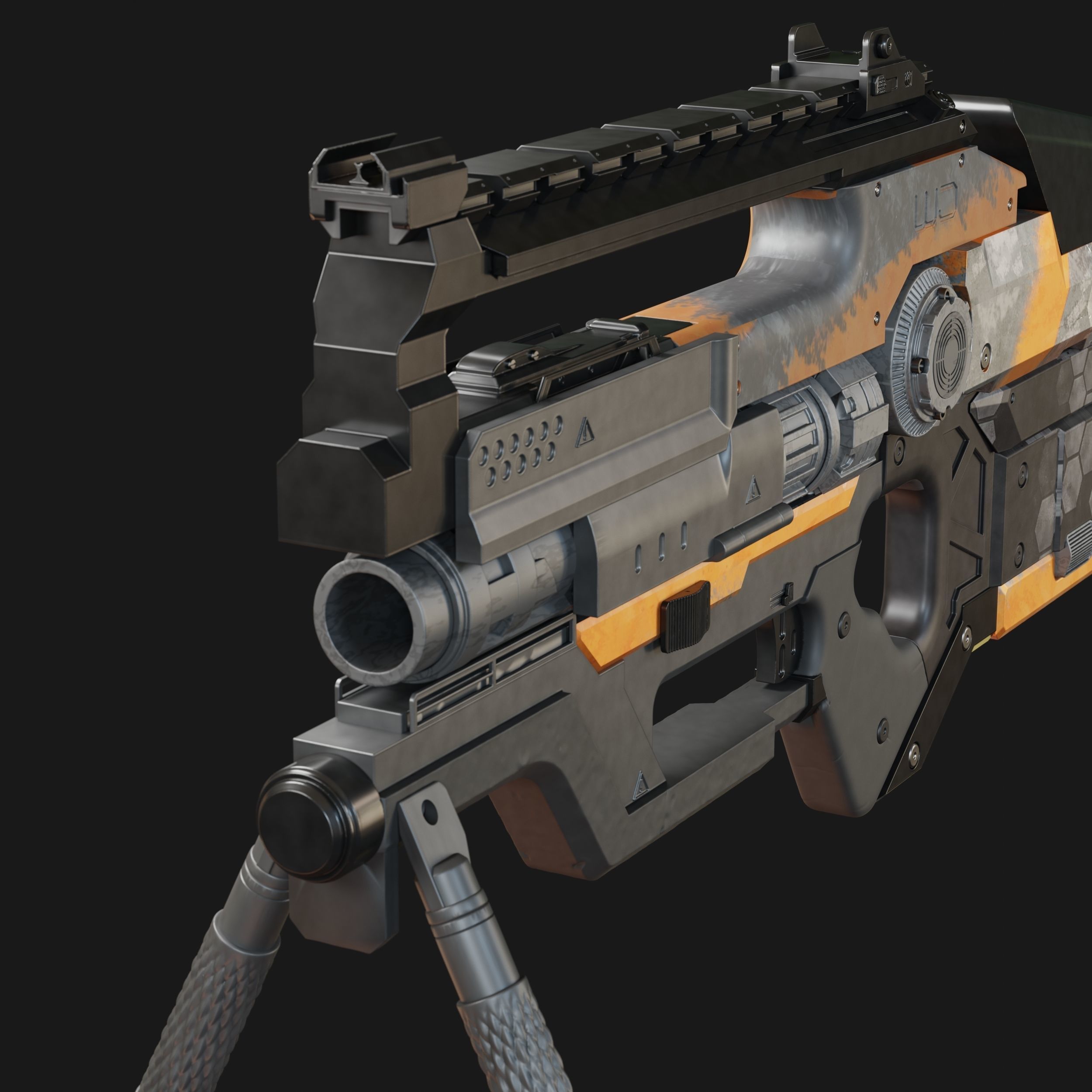 Apex Legends L-STAR EMG Replica cosplay props 3D print model_1