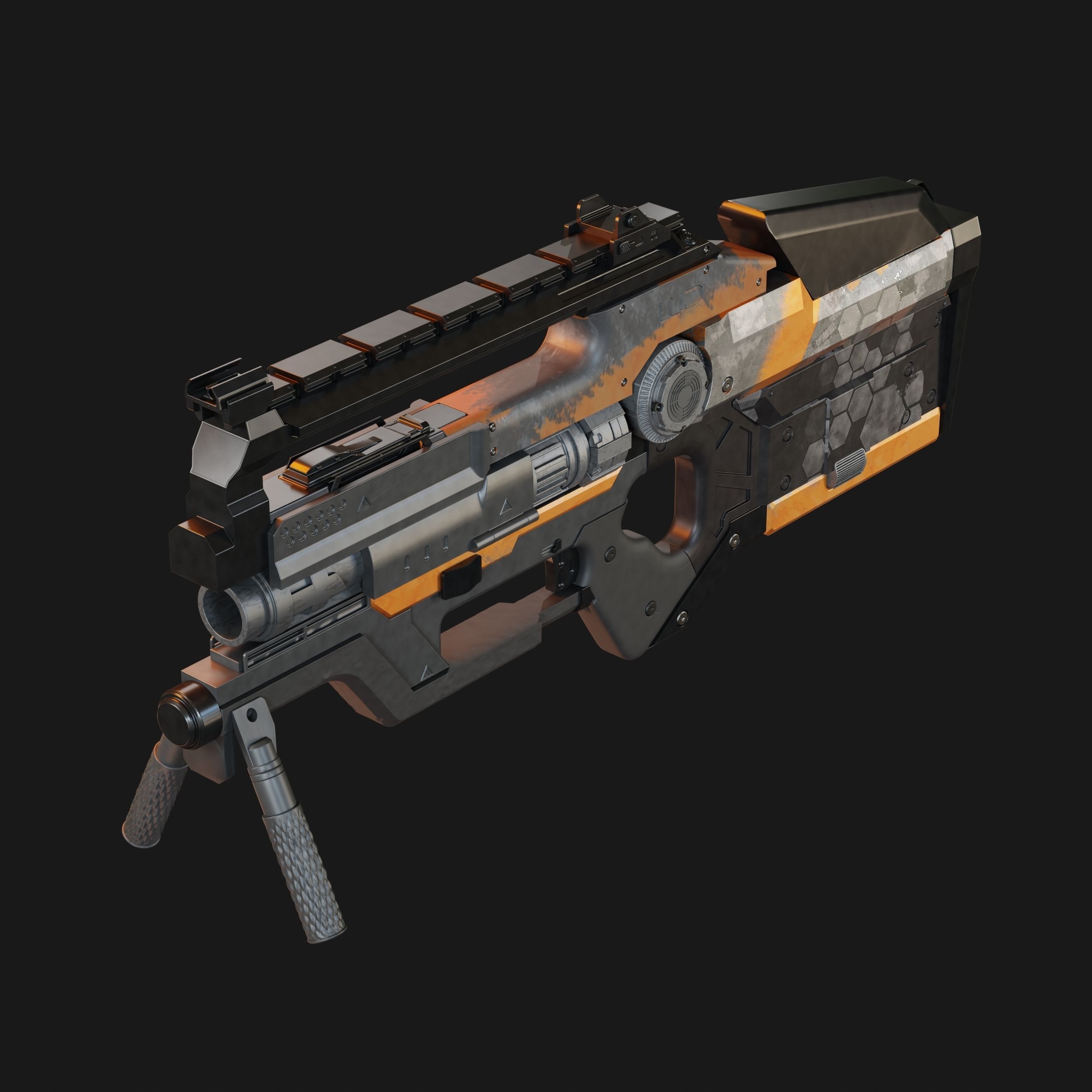 Apex Legends L-STAR EMG Replica cosplay props 3D print model_4