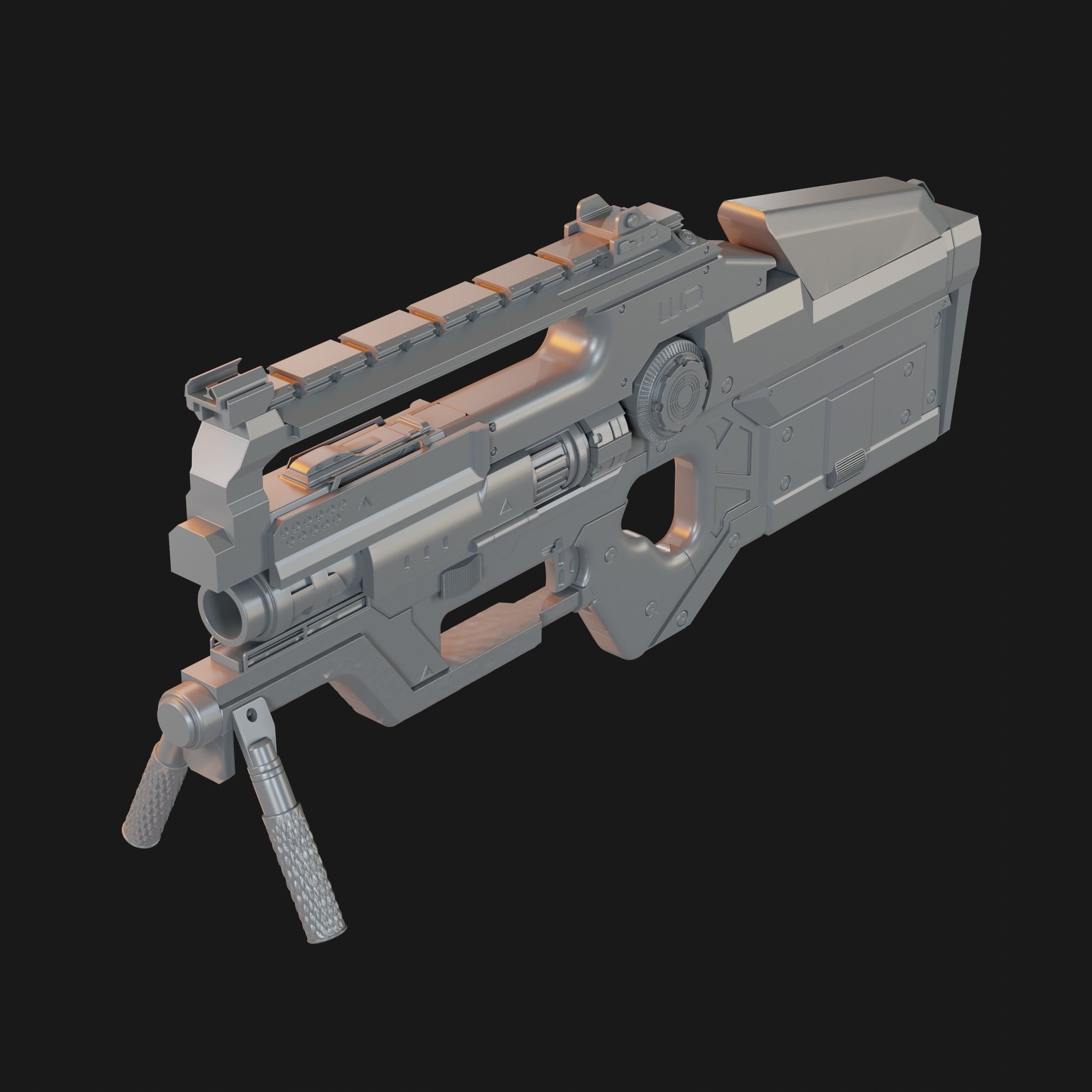 Apex Legends L-STAR EMG Replica cosplay props 3D print model_9