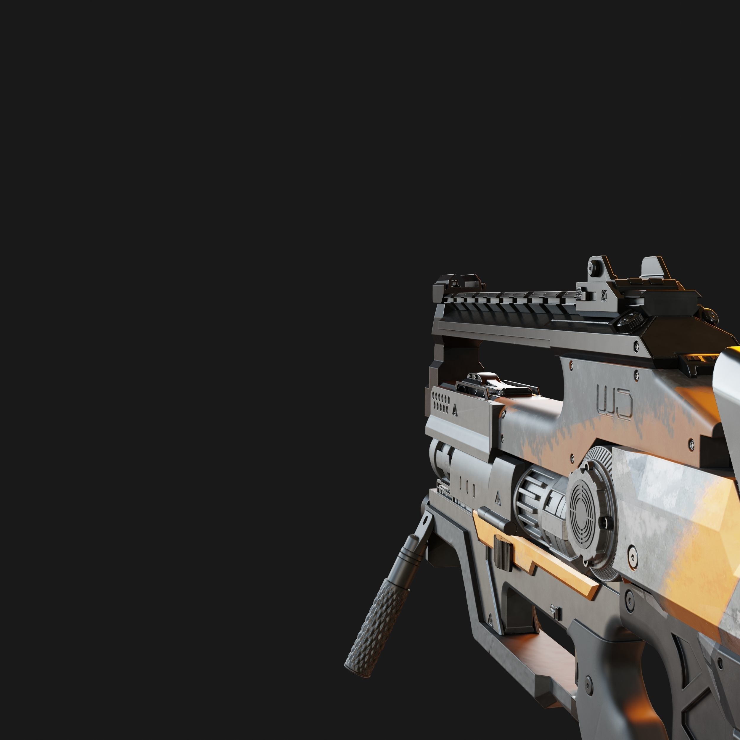 Apex Legends L-STAR EMG Replica cosplay props 3D print model_6