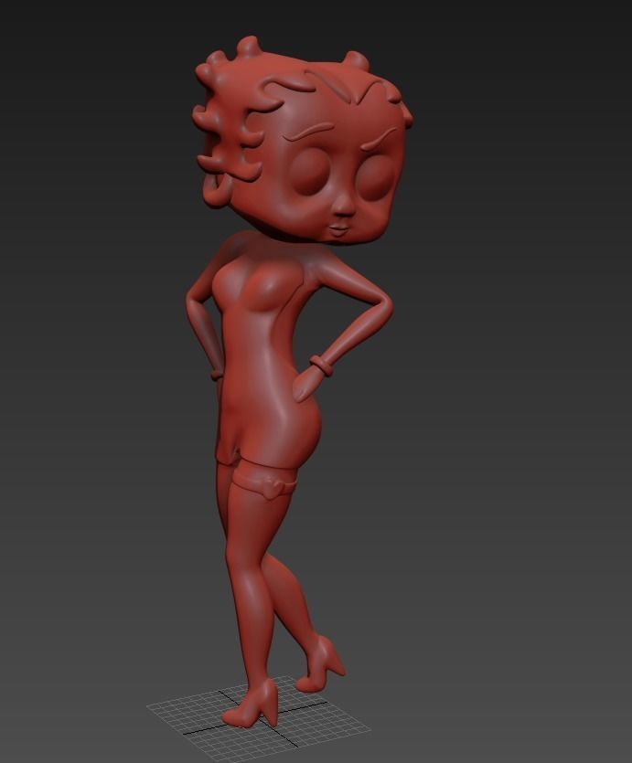 Betty 3D print model_2