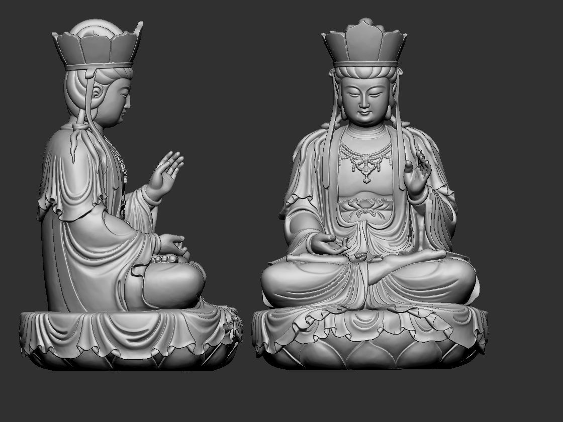 Guanyin 3D model 3D printable | CGTrader