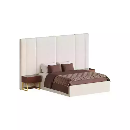 RUBI BED 3D model
