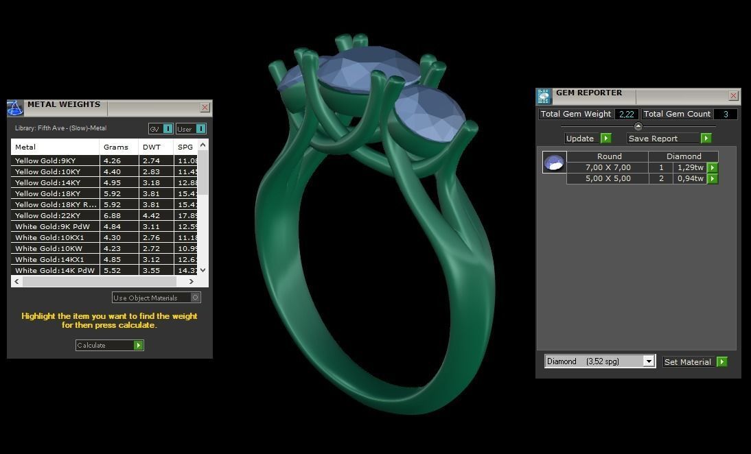 ring code 249 3D print model_2