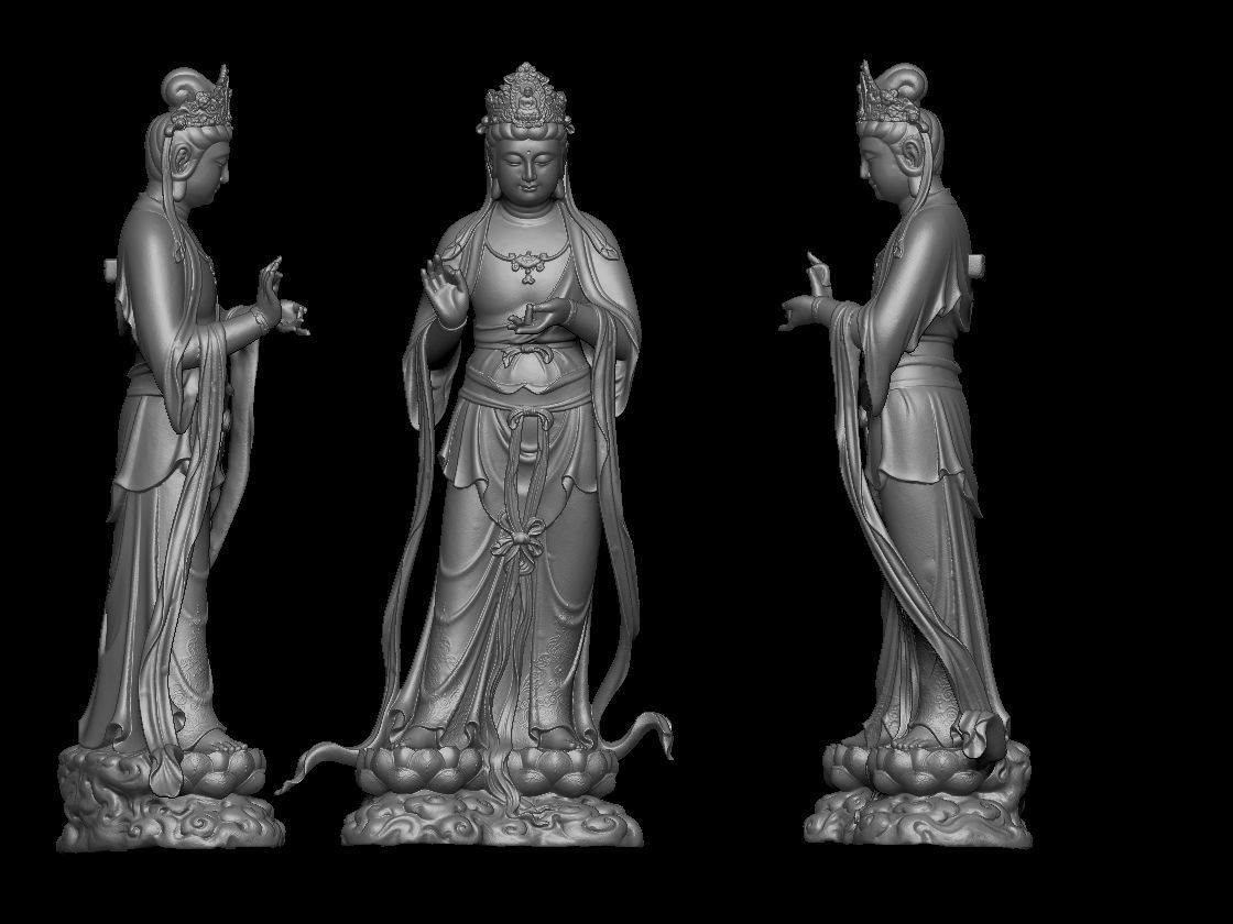 Guanyin 3D model 3D printable | CGTrader
