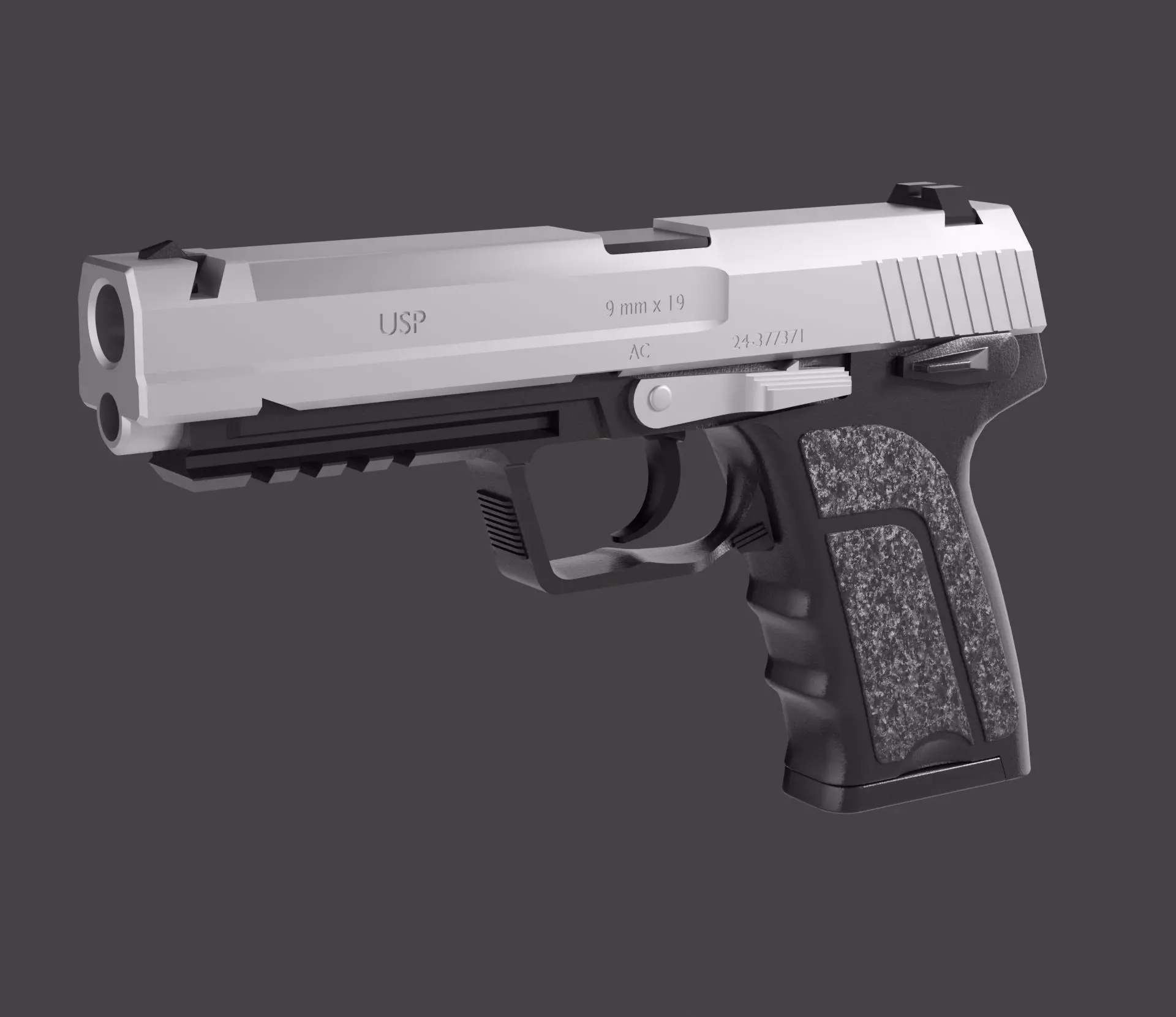 SG-09 R  Resident Evil 4 Remake Leon 3D print model_0