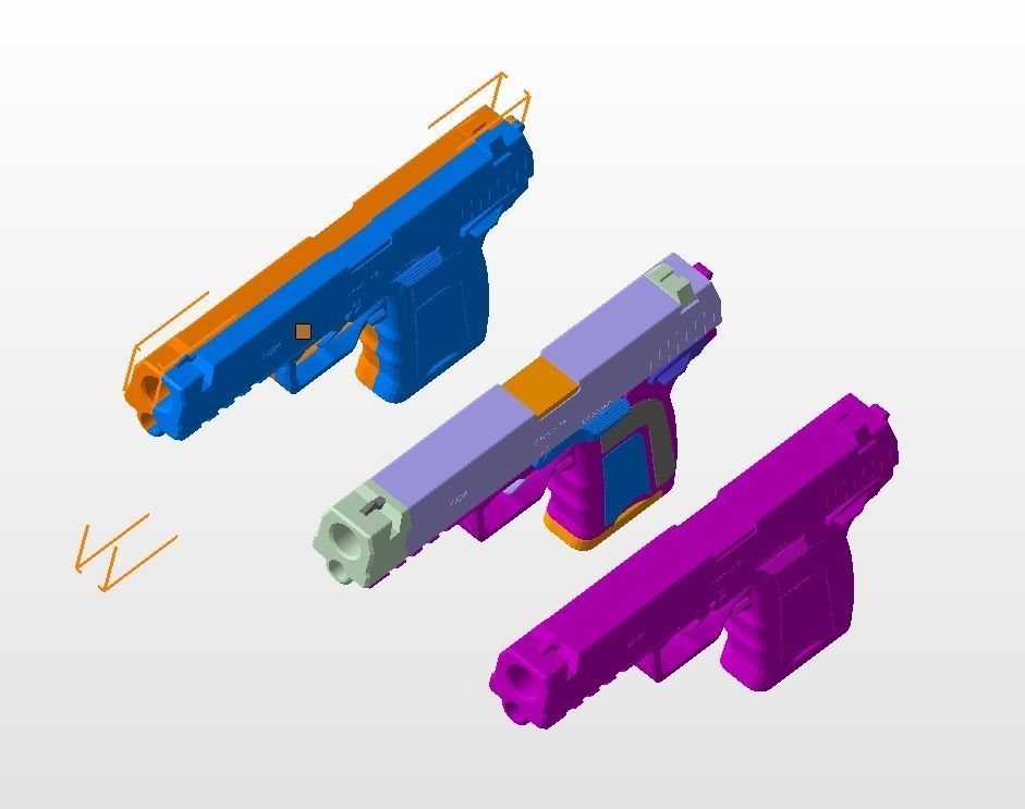 SG-09 R  Resident Evil 4 Remake Leon 3D print model_9