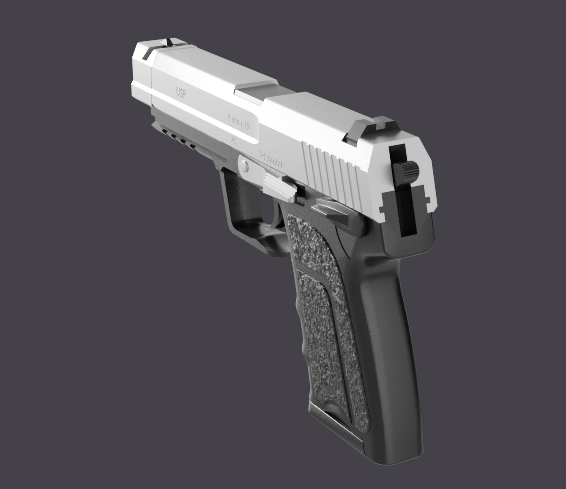 SG-09 R  Resident Evil 4 Remake Leon 3D print model_4