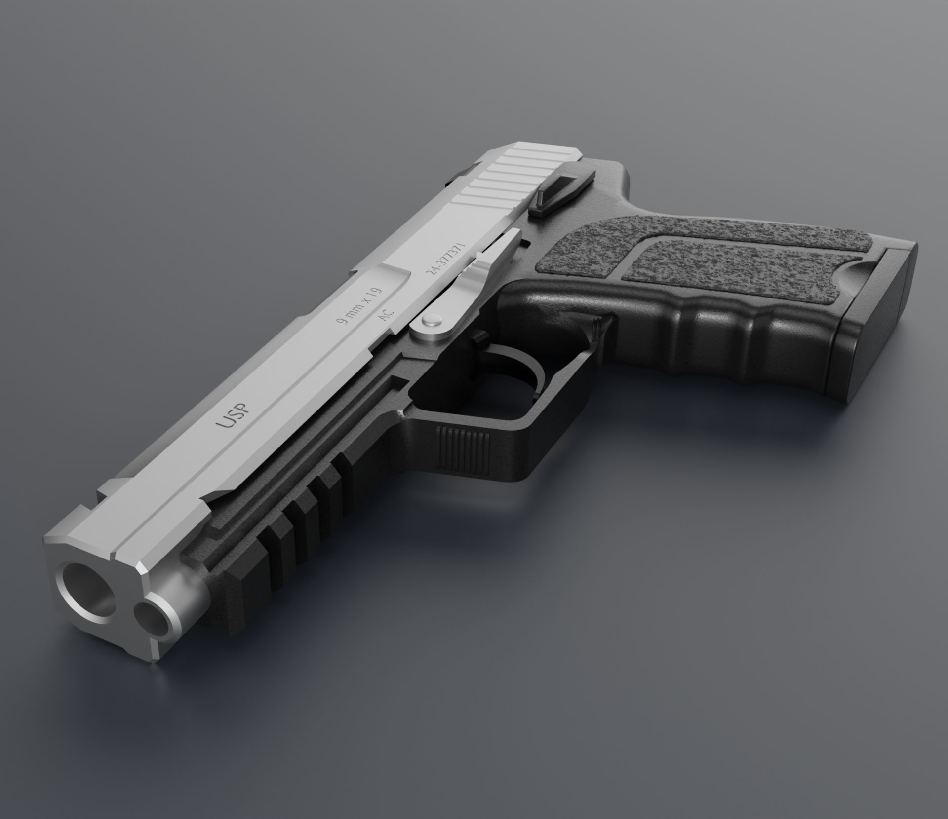 SG-09 R  Resident Evil 4 Remake Leon 3D print model_1