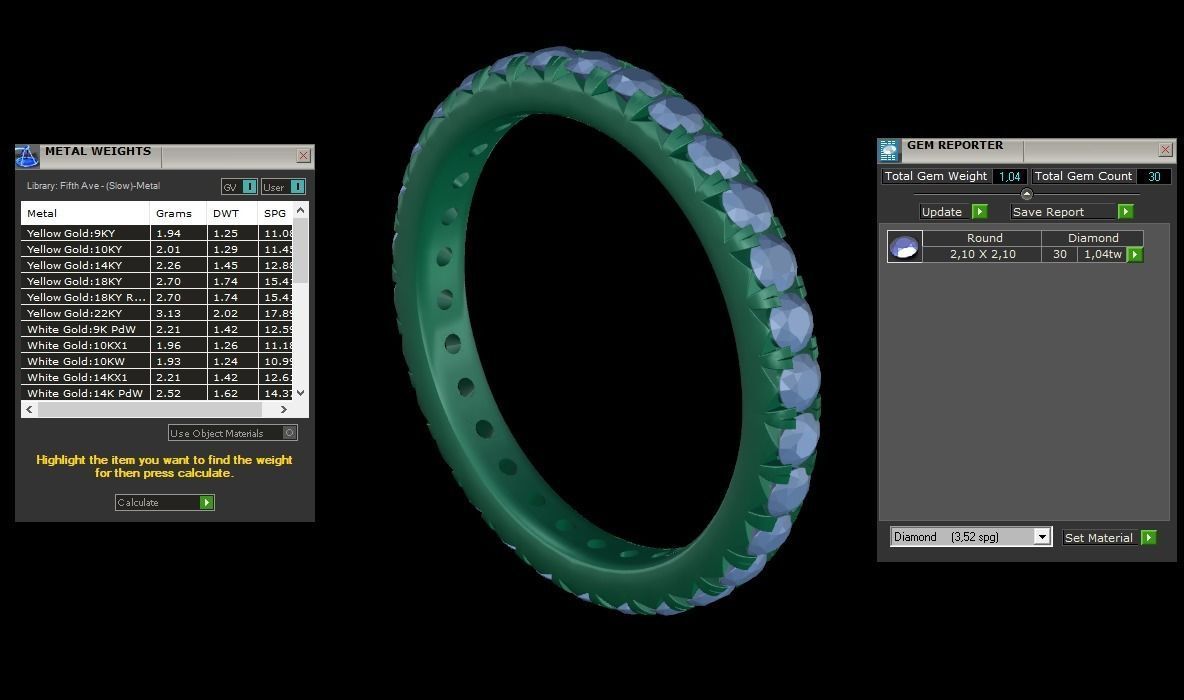 ring code 239 3D print model_2