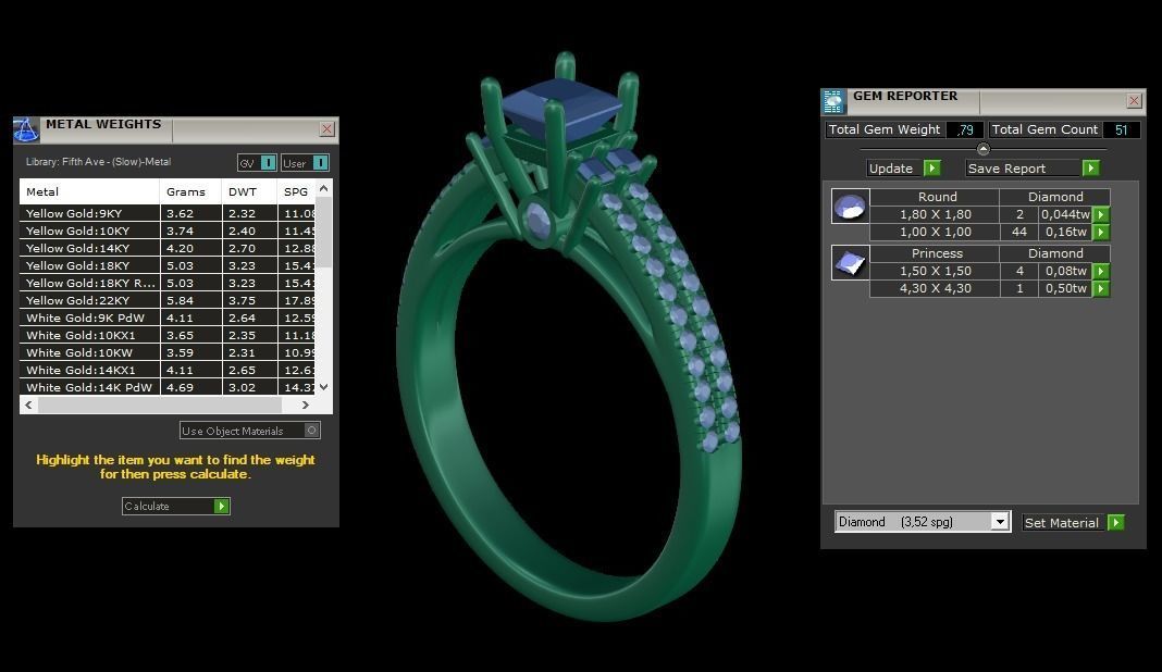 ring code 237 3D print model_2