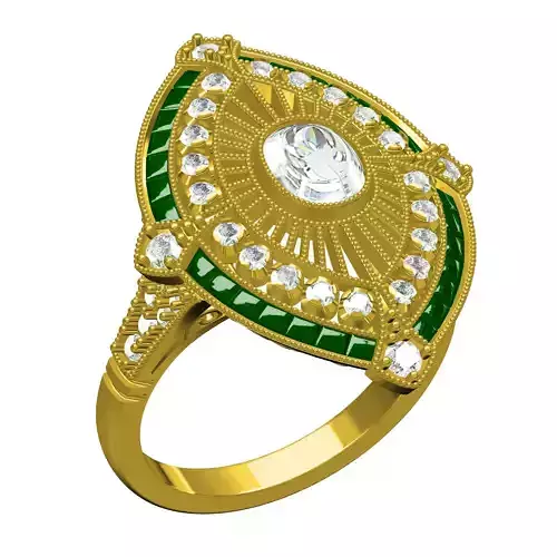 Antique Art Deco Engagement Ring for Women