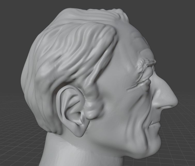 Jacques Cousteau 3D print model_8