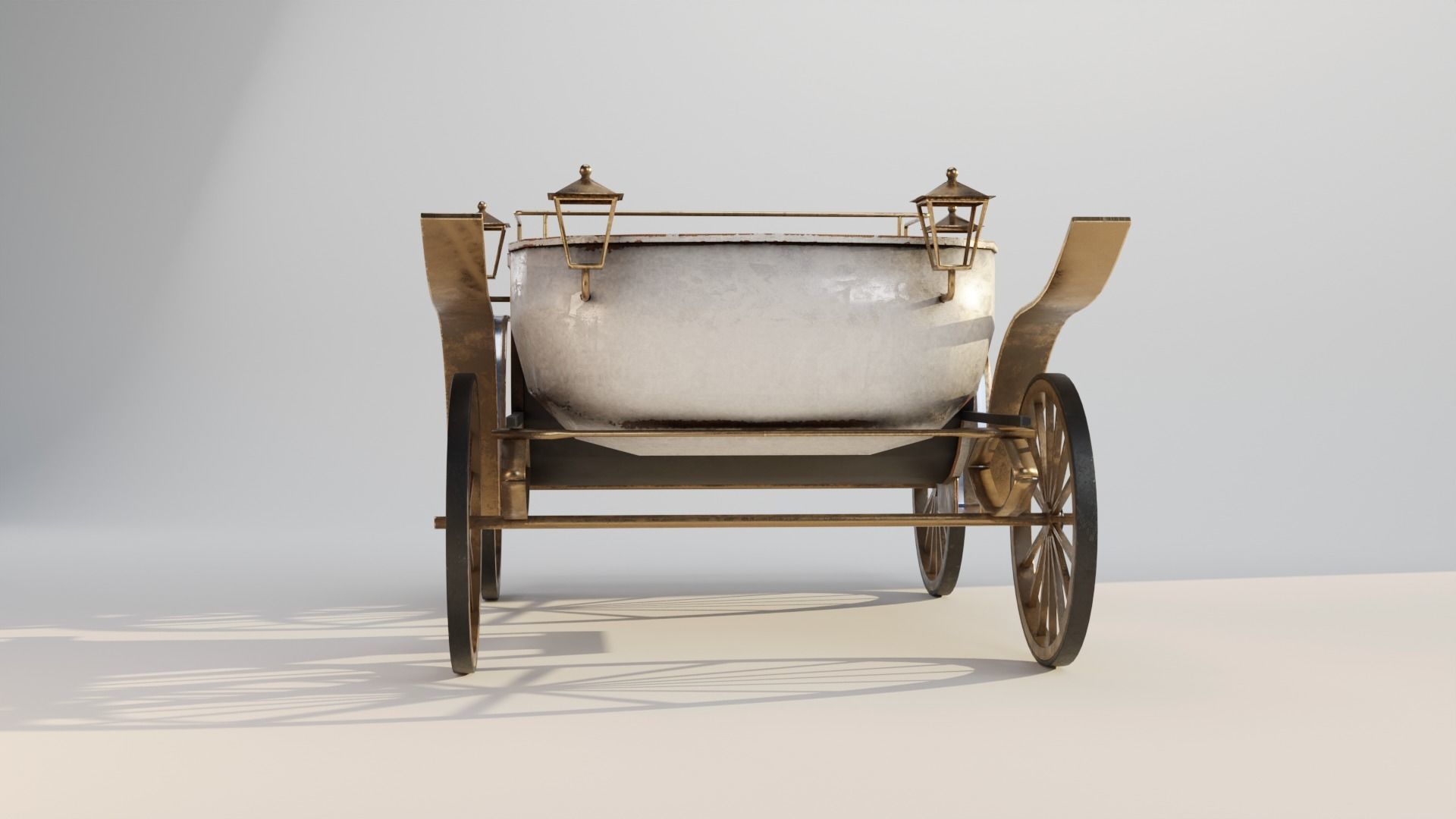 HORSE CARRIAGE 3D model_5