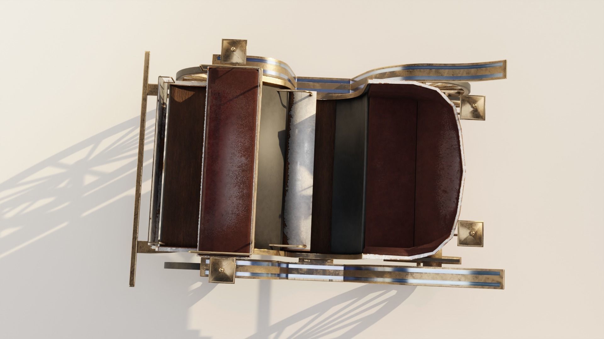 HORSE CARRIAGE 3D model_4