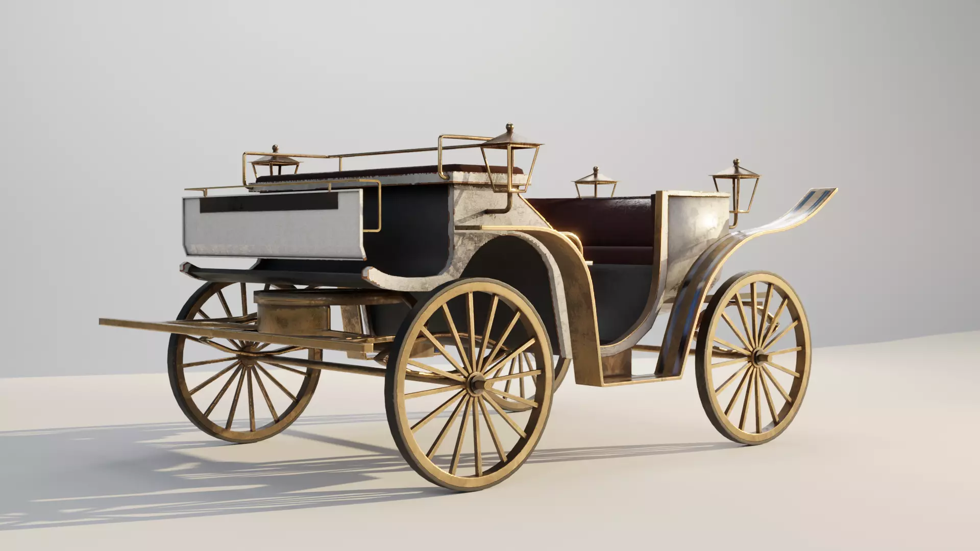 HORSE CARRIAGE 3D model_0