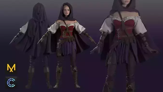 Medieval Female Outfit