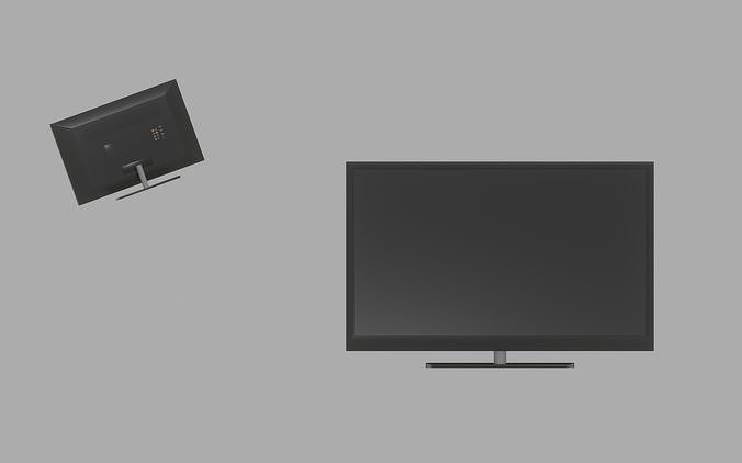 Flat Screen TV 3D model