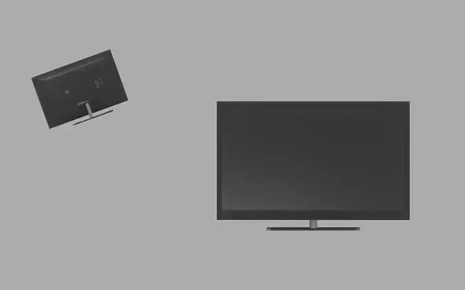 Flat Screen TV 3D model