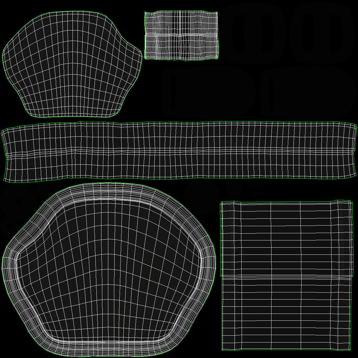 Glock 26 and Tactical Nylon Holster 3D model_21