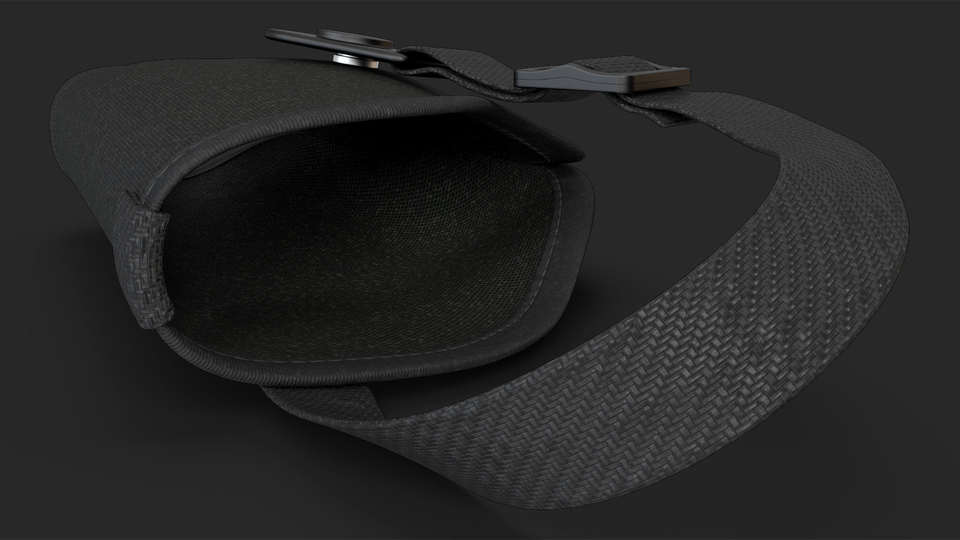 Glock 26 and Tactical Nylon Holster 3D model_15