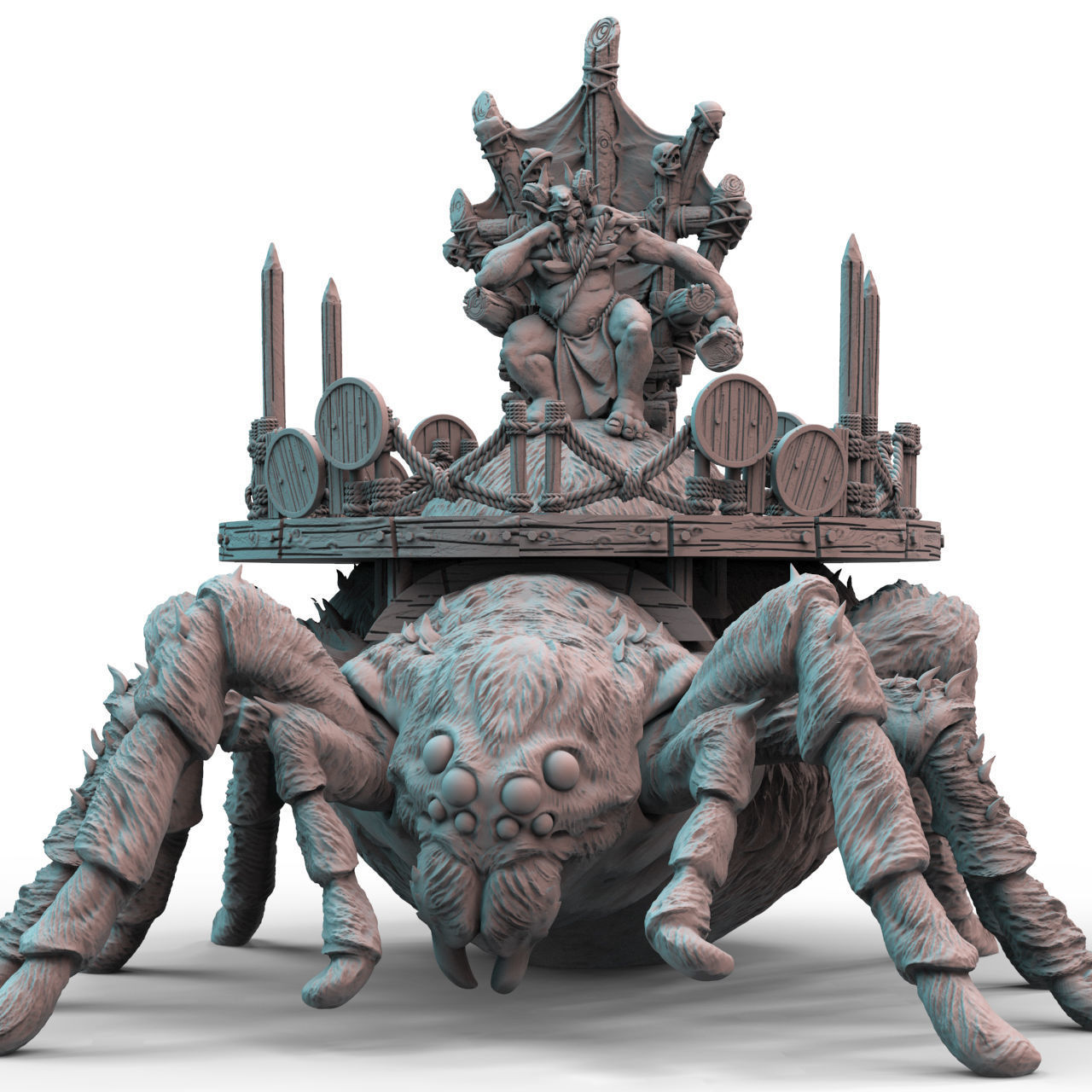 Goblin King Arachnid Mount 3D print model_1