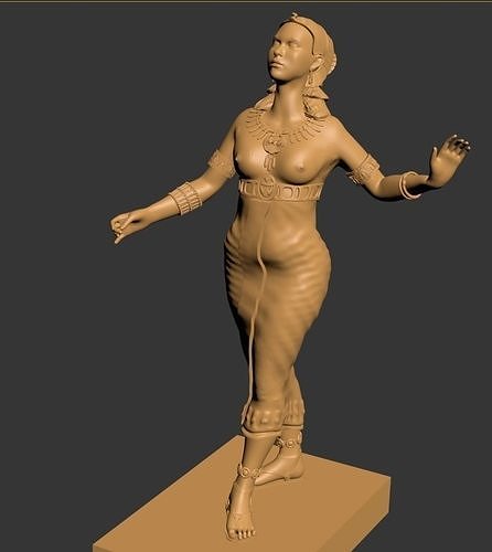 pharaoh priestess 3D print model